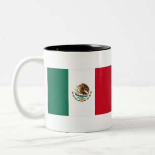 Mexico Flag Two-Tone Coffee Mug