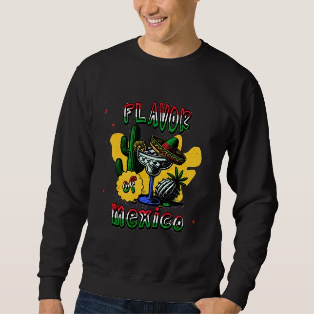 Mexico Flavour mens sweatshirt (Front)