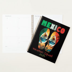 Mexico Flip Flop Vacation Tropical Getaway Design Planner