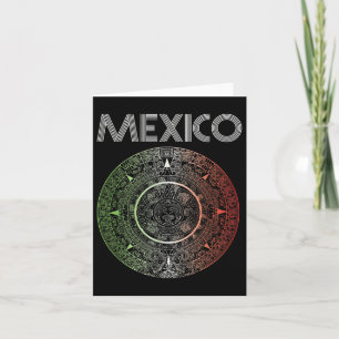 Mexico Football Team Aztec Mexican Latino Ball  Card