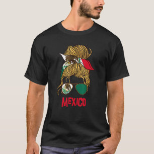 Mexico For Girl Mexican Flag For Women Mexicana T-Shirt