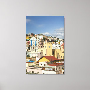 Mexico, Guanajuato State, Guanajuato. Basilica Canvas Print