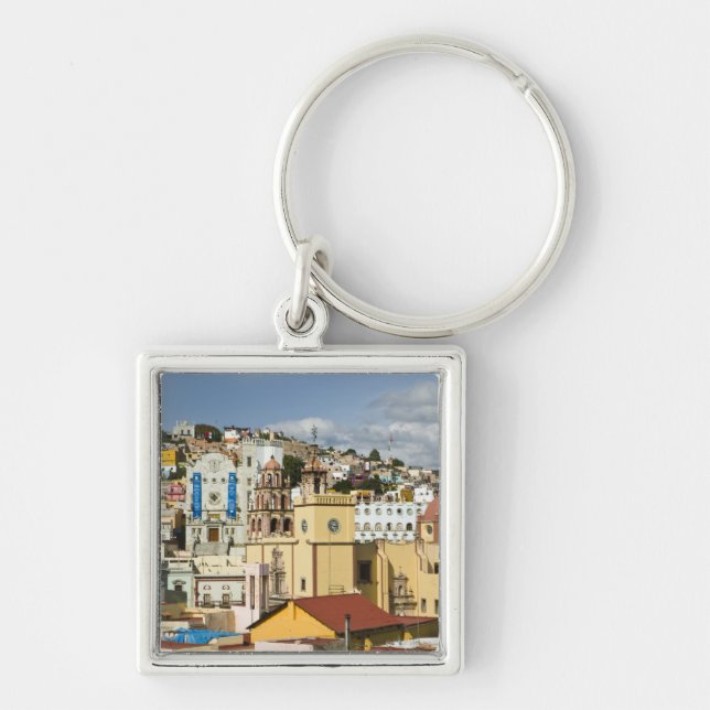 Mexico, Guanajuato State, Guanajuato. Basilica Key Ring (Front)