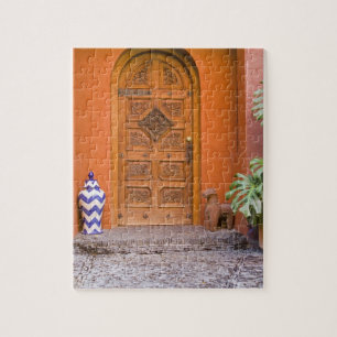 Mexico, Guanajuato state, San Miguel. Casa de la Jigsaw Puzzle