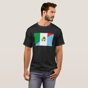 mexico guatemala half flag country symbol T-Shirt