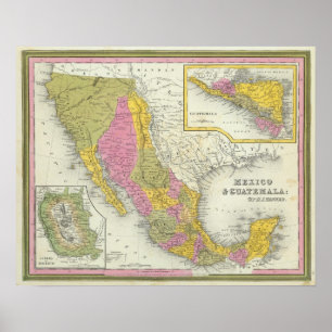 Mexico & Guatemala Poster