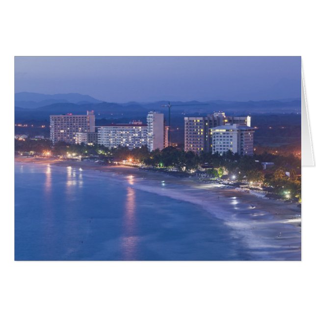 Mexico, Guerrero, Ixtapa. Ixtapa Hotels along (Front Horizontal)