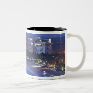 Mexico, Guerrero, Ixtapa. Ixtapa Hotels along Two-Tone Coffee Mug