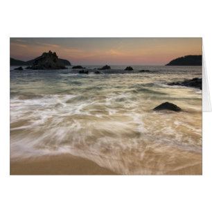 Mexico, Guerrero, Zihuatanejo.  Surf along a