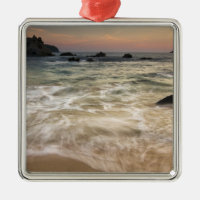 Mexico, Guerrero, Zihuatanejo. Surf along a