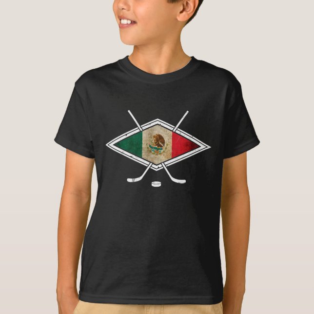 Mexico Ice Hockey T-Shirt - Customise Name/Number (Front)