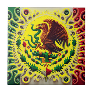 Mexico in Abstractia Tile