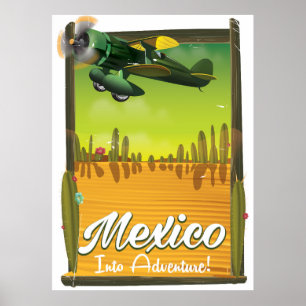 Mexico into adventure! poster