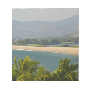 Mexico, Jalisco, Barra de Navidad. Town Beach Notepad