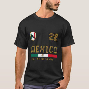 Mexico Jersey Futbol Soccer Flag Fan T-Shirt