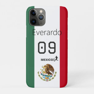 Mexico Jersey Style Custom Name Number Pride Case-Mate iPhone Case