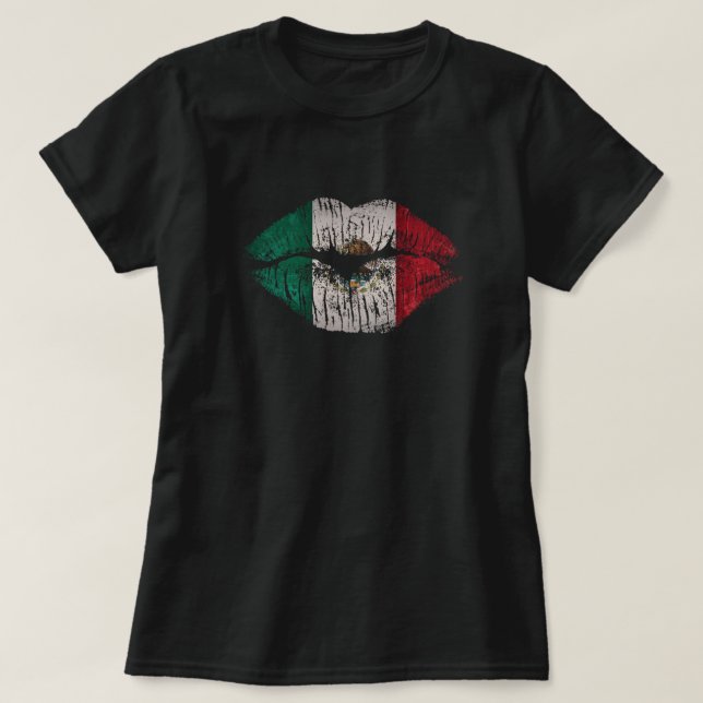 mexico lips T-Shirt (Design Front)