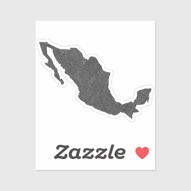 Mexico Map Design With Hidden Borders (Sheet)