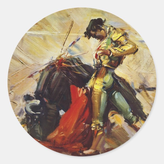 Mexico Matador Classic Round Sticker (Front)