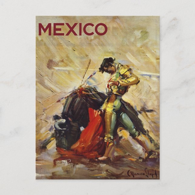 Mexico Matador Postcard (Front)