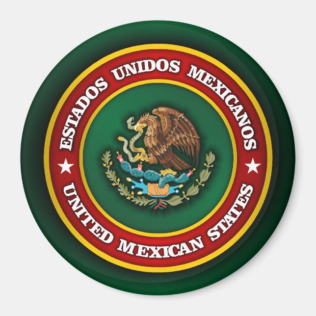 Mexico Medallion Magnet (Front)