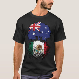Mexico Mexican Australian Australia Tree Roots T-Shirt