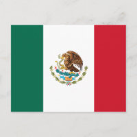 Mexico (Mexican) Flag Postcard
