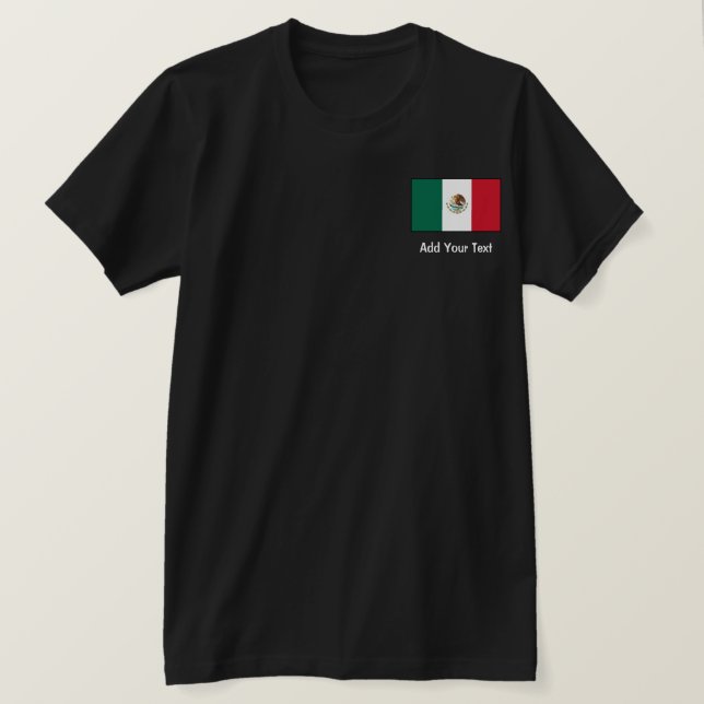 Mexico - Mexican Flag T-Shirt (Design Front)