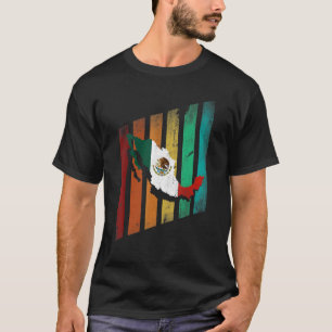 Mexico Mexican Mexico Flag Silhouette T-Shirt