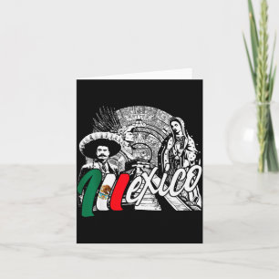Mexico - Mexican Pride - Virgen De Guadalupe And H Card