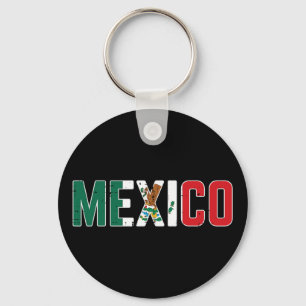 Mexico Mexican Soccer Fan Men Women Boys Girls Kid Key Ring