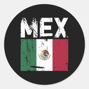 México Mexico Cinco De Mayo Pride Mexican Classic Round Sticker