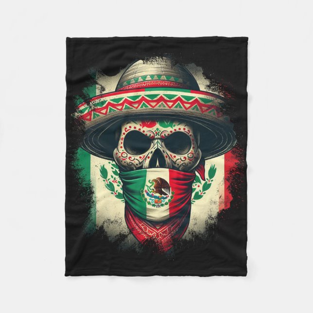 México Mexico Cinco De Mayo Tijuana Pride Mexican  Fleece Blanket (Front)