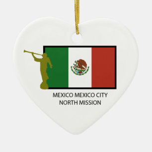 MEXICO MEXICO CITY NORTH MISSION LDS CTR CERAMIC TREE DECORATION