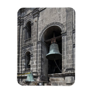 Mexico, Mexico City, Zocalo. The Bell Towers Magnet