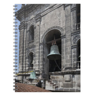 Mexico, Mexico City, Zocalo. The Bell Towers Spiral Notebook