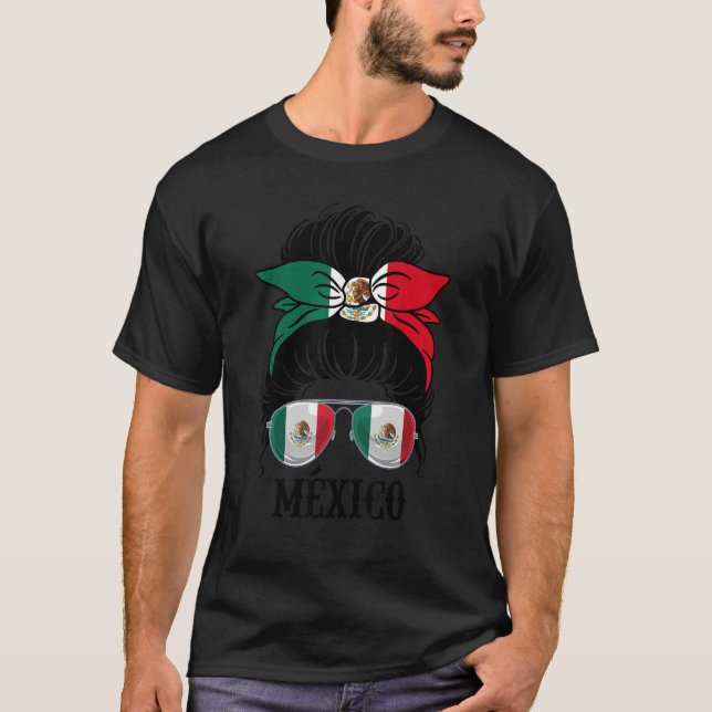 Mexico Mexico Pride Mexican Flag State T-Shirt (Front)