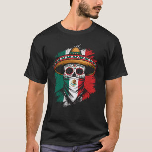 México Mexico Skull Cinco De Mayo Tijuana Pride Me T-Shirt