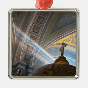 Mexico, Morelia. Sun's rays penetrate interior Metal Tree Decoration