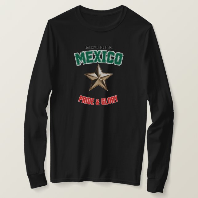 Mexico National Pride Edition Women's Long Sleeve T-Shirt (Design Front)