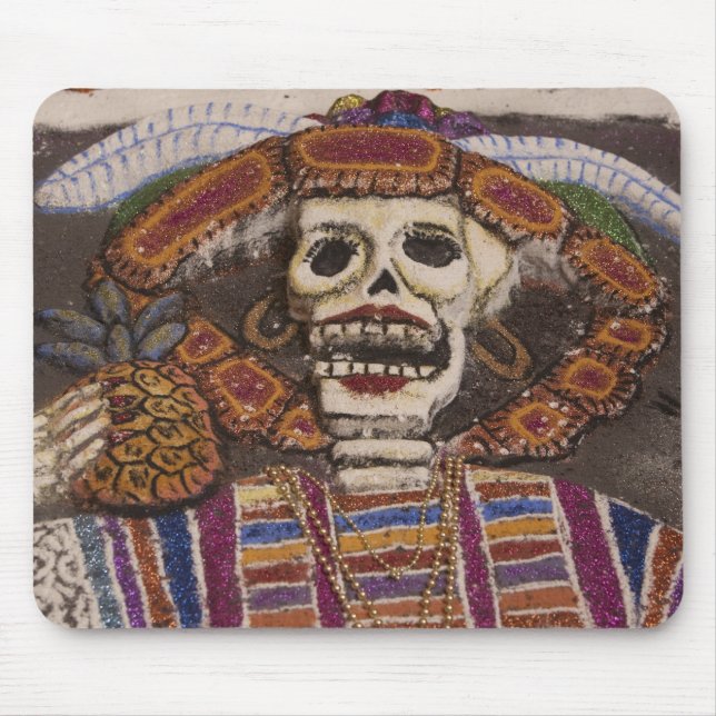 Mexico, Oaxaca. Sand tapestry (tapete de arena) Mouse Pad (Front)