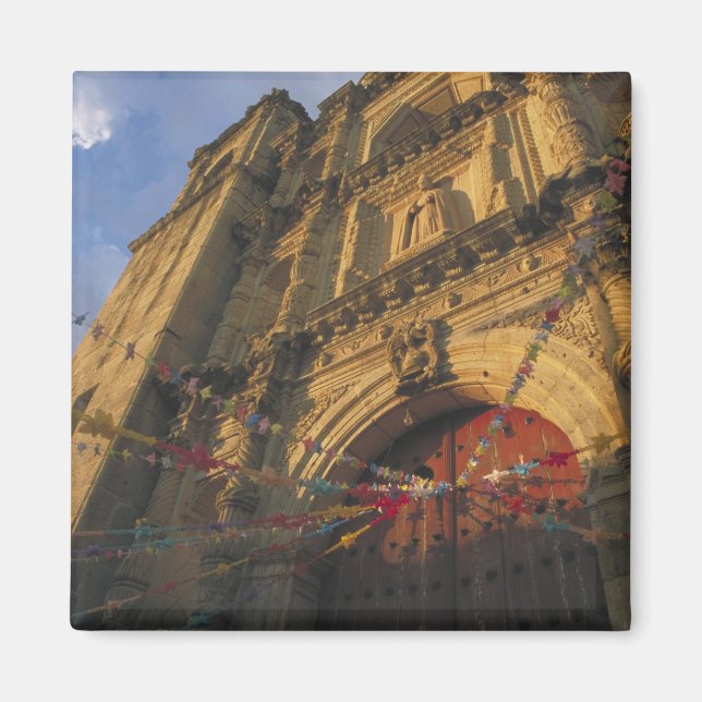 Mexico, Oaxaca, Templo de San Felipe de Neri 2 Magnet (Front)