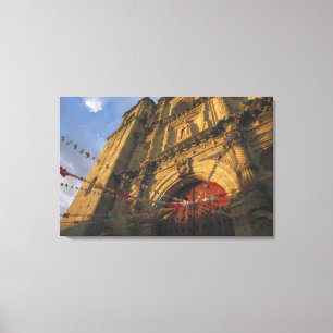 Mexico, Oaxaca, Templo de San Felipe de Neri Canvas Print
