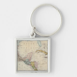 Mexico, Panama, Central America Key Ring