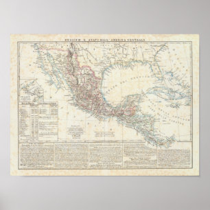Mexico, Panama, Central America Poster