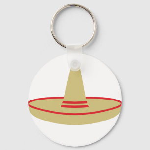 mexico party sombrero key ring