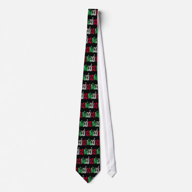 Mexico Peace Letters Tie (Front)