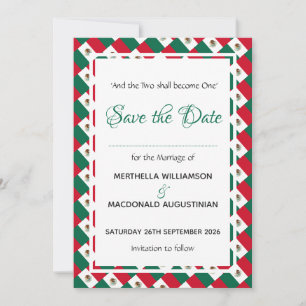 MEXICO Personalised Wedding Celebration Occasion Save The Date