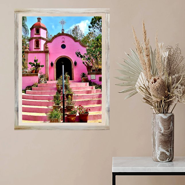 Mexico Pink Chapel  Poster (Creator Uploaded)