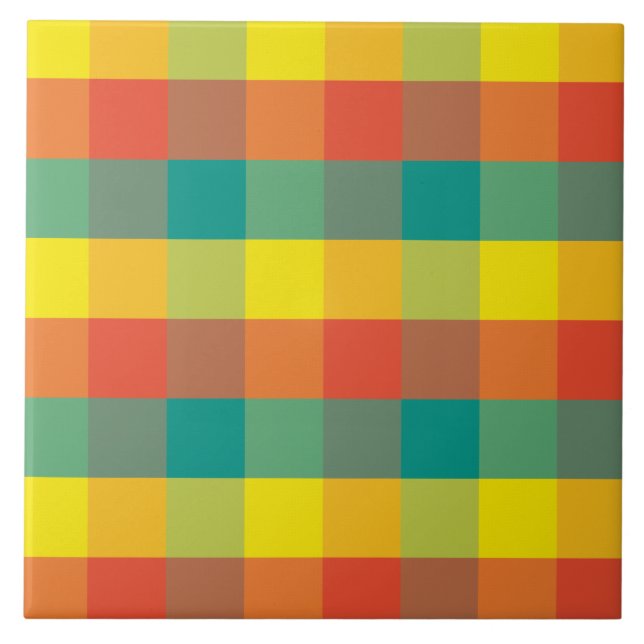 Mexico Plaid Tile (Front)